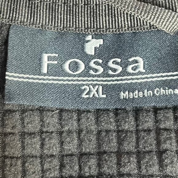 Fossa Laguna Pullover Shirt 1/4 Zip Mens 2XL Gray Size New - Picture 10 of 16